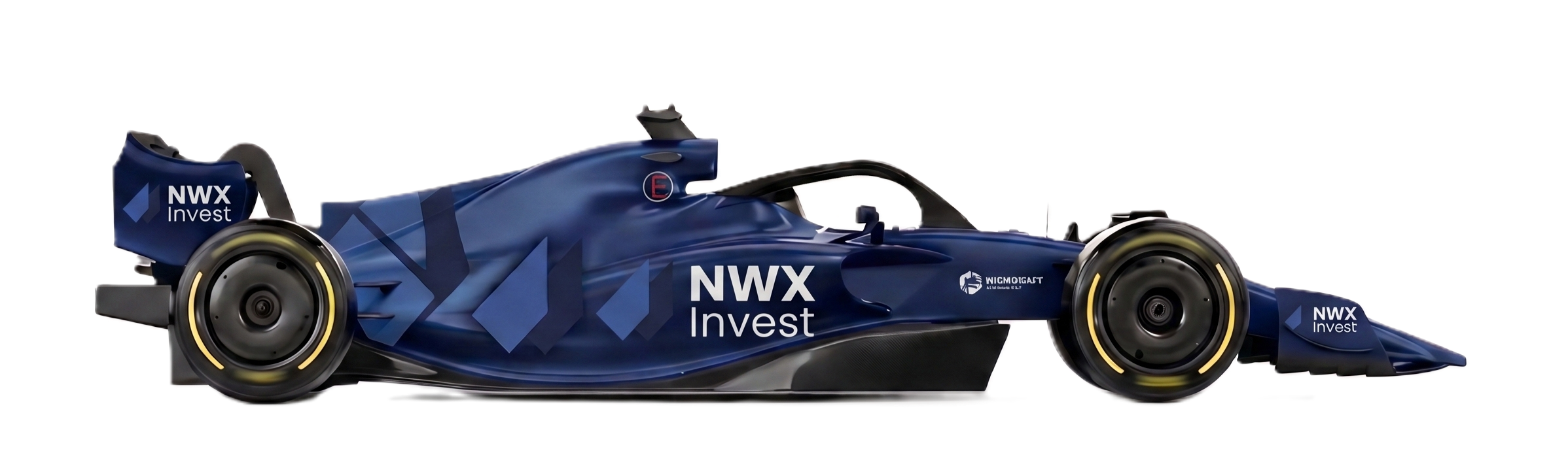NWX Invest branded Formula 1 concept car