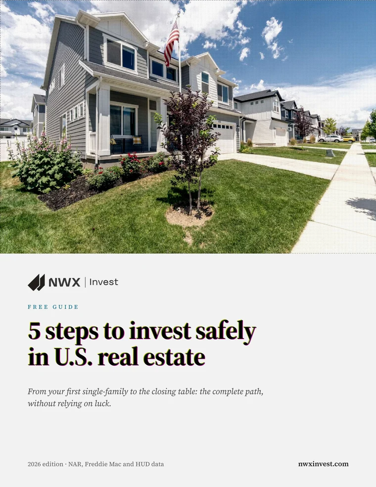 Guide cover: an American single-family home with a flag, beneath the guide title